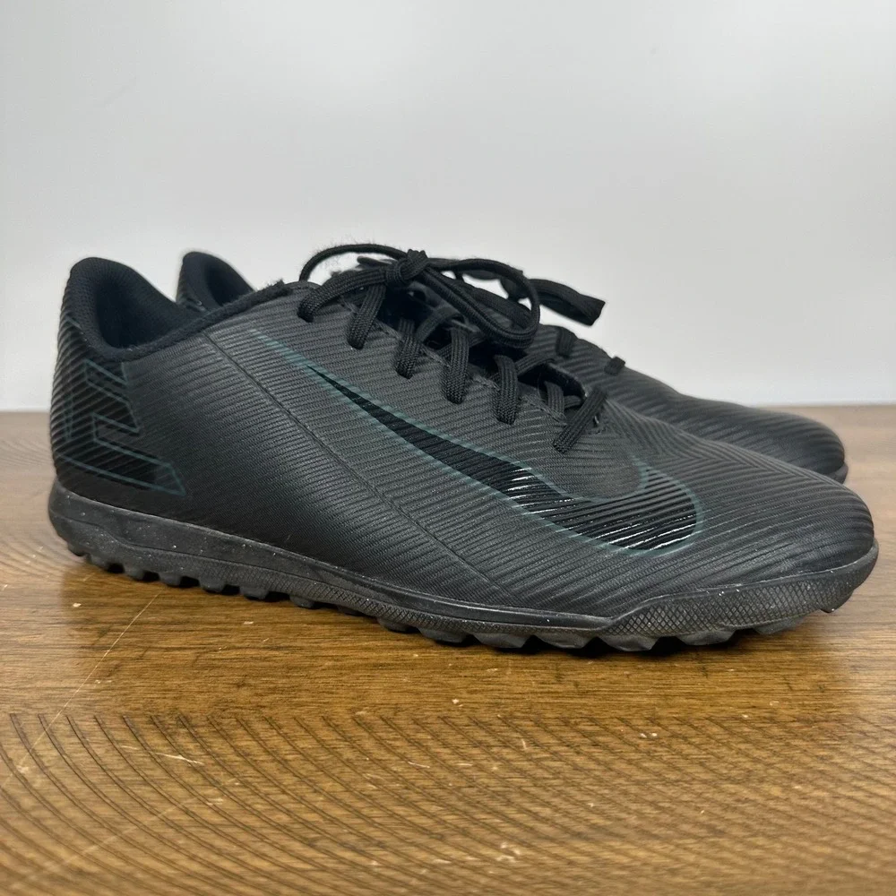 Nike Soccer Shoes Mens 10.5 Black Mercurial Vapor 16 Club TF Turf Cleats